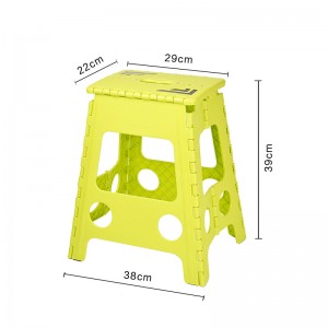 Könnyű műanyag összecsukható szék fürdőköntöshez, konyhához és piknikhez